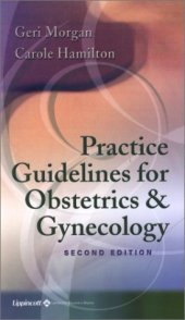 book Practice guidelines for obstetrics & gynecology