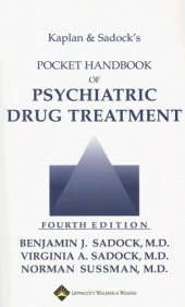 book Kaplan & Sadock's pocket handbook of psychiatric drug treatment