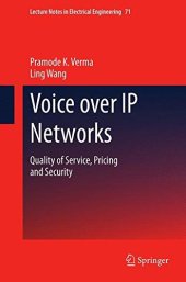 book Voice over IP networks : quality of service, pricing and security