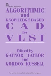 book Algorithmic and knowledge based CAD for VLSI