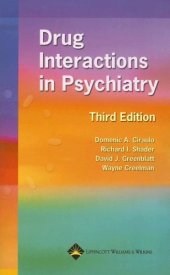 book Drug interactions in psychiatry