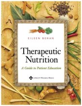 book Therapeutic nutrition : a guide to patient education