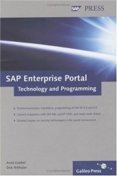 book SAP Enterprise Portal: Technology and Programming