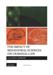 book The Impact of Behavioral Sciences on Criminal Law