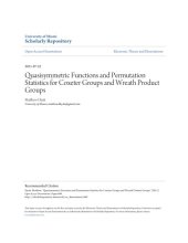 book Quasisymmetric Functions and Permutation Statistics for Coxeter Groups and Wreath Product Groups