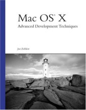 book Mac OS X Advanced Development Techniques