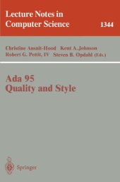 book Ada 95, Quality and Style: Guidelines for Professional Programmers