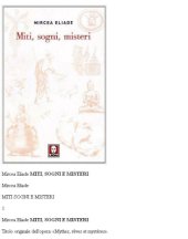 book Miti, sogni e misteri