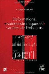 book Deformations isomonodromiques et varietes de frobenius