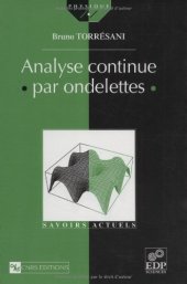 book Analyse continue par ondelettes