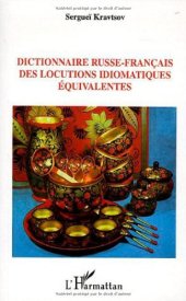 book dictionnaire russe-francais des locutions idiomatiques equivalentes