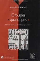 book Groupes quantiques : Introduction au point de vue formel