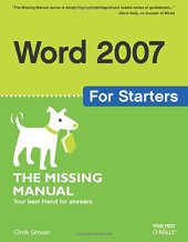 book Word 2007 for Starters: The Missing Manual