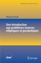 book Une introduction aux problèmes inverses elliptiques et paraboliques