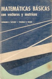 book Matemáticas Básicas con Vectores y Matrices