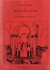 book Two studies in Roman nomenclature