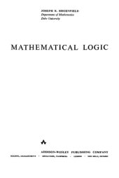 book Mathematical Logic