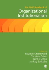 book The SAGE Handbook of Organizational Institutionalism