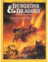 book D&D - DA1 Adventures in Blackmoor