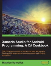 book Xamarin Studio for Android Programming: A C# Cookbook