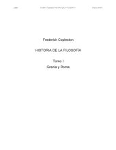 book Historia de la Filosofía Tomo 1: Grecia y Roma