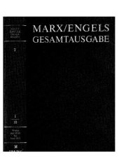 book Werke, Artikel, Entwürfe Juli 1849 bis Juni 1851