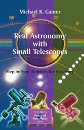 book Real astronomy with small telescopes. Step-by-step activities for discovery