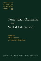 book Functional Grammar and Verbal Interaction