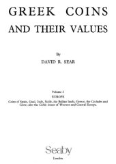 book Greek coins and their values. Volume I: Europe