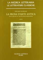 book La prosa d’arte antica. Dal VI secolo a.C. all’età della Rinascenza