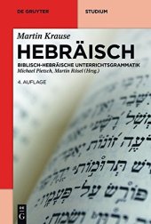 book Hebräisch: Biblisch-hebräische Unterrichtsgrammatik