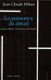 book La puissance du détail - Phrases célèbres et fragments en philosophie