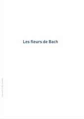 book Les fleurs de Bach