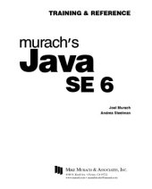 book Murach’s Java SE 6