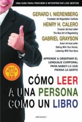 book Como leer a una persona como un libro
