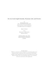 book On tree hook length formulae, Feynman rules and B-series [Master thesis]