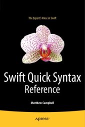 book Swift Quick Syntax Reference