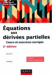 book Équations aux dérivées partielles : cours et exercices corrigés