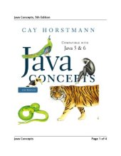 book Java Concepts (Compatible with Java 5 and 6)