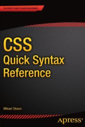 book CSS Quick Syntax Reference