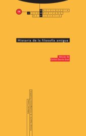 book Historia de la filosofía antigua