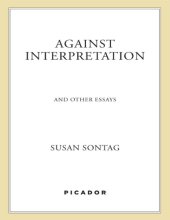 book Against interpretation and other essays