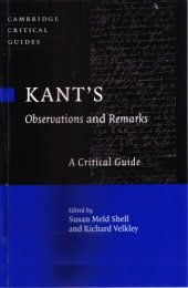 book Kant’s Observations and Remarks: A Critical Guide