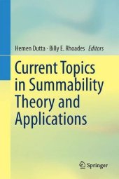 book Current Topics in Summability Theory and Applications