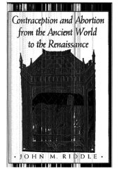 book Contraception and Abortion from the Ancient World to the Renaissance