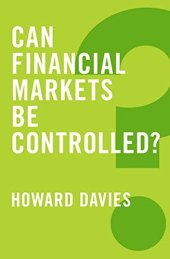 book Can Financial Markets be Controlled