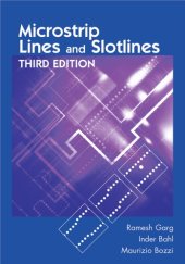 book Microstrip Lines and Slotlines, Third Edition