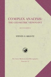 book Complex Analysis: The Geometric Viewpoint