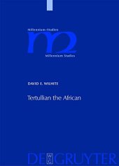 book Tertullian the African: An Anthropological Reading of Tertullian’s Context and Identities