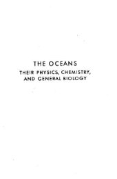 book The Oceans Their Physics, Chemistry, And General Biology 